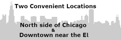 Ina Beller has two convenient locations: North side of Chicago, and downtown near the El.